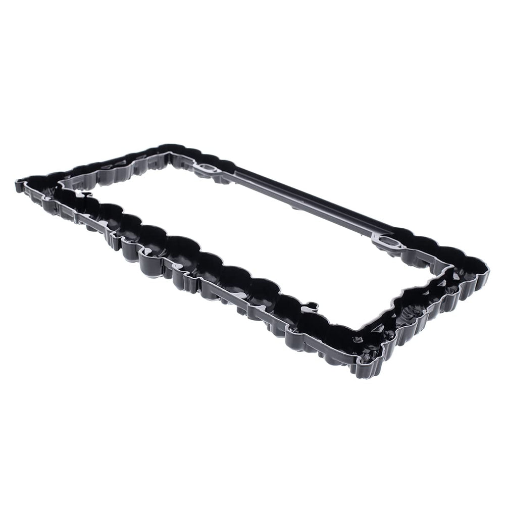 United Pacific 3D skull border detail on license frame adds distinctive style