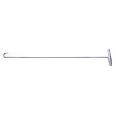 United Pacific 90010 pin puller with chrome finish, ready for quick trailer pin release.