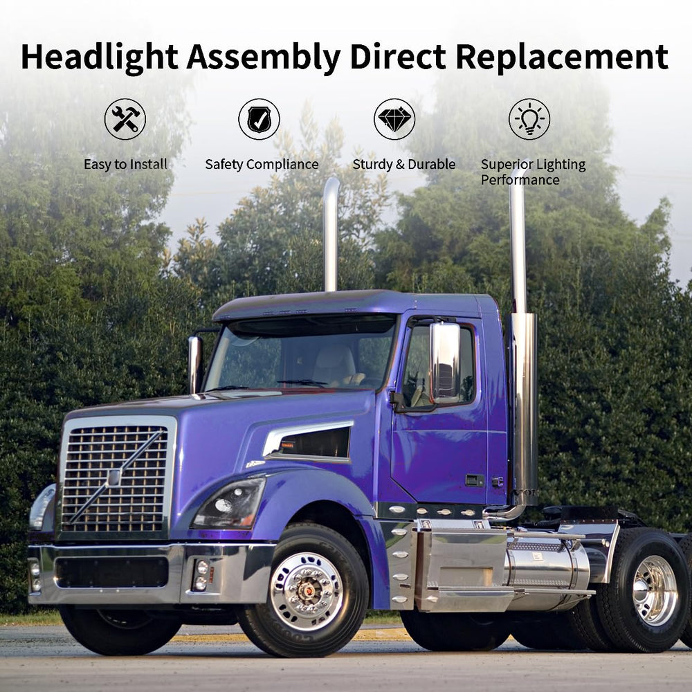Unitedlu VNL headlight with a 6-month warranty against non-user damage