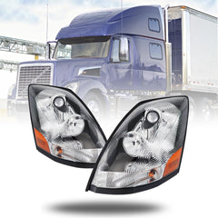 Unitedlu VNL headlight pair front-view for improved nighttime visibility.