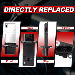 UNITHUB MAF sensor installation angle demonstrates easy mounting and plug-and-play fit.