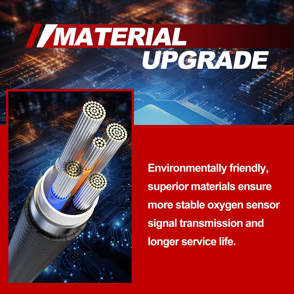 UNITHUB oxygen sensor pins and harness deliver stable transmission and fast response.