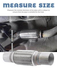 UNLRAE flex pipe for vehicles highlights versatile automotive applications.