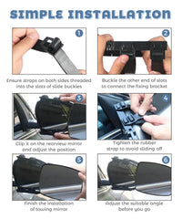 UNLRAE tow mirror extenders offer universal compatibility across cars and trailers.