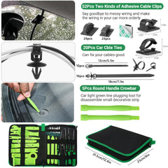 Uolor interior trim repair kit supports dashboard and emblem work