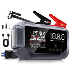 UPFOX jump pack with EVA case for organized storage.