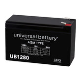 UPG UB1280 front view—compact, maintenance-free 12V power for small devices