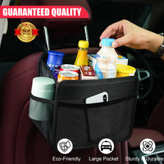 Uplien backseat organizer highlighting 22 lb capacity and sturdy build.