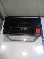 UPLUS YTX20HL-BS battery top label clear for maintenance-free installation on bikes