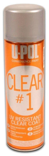 U-Pol 0796 Clear bottle pour delivers a glassy finish with UV resistance.