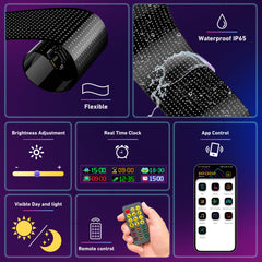 UPONELED Devil Eyes Light waterproof and dustproof finish for outdoor use.