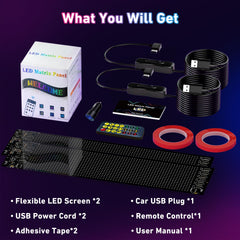 UPONELED Devil Eyes Light night ambiance for drives and signaling.