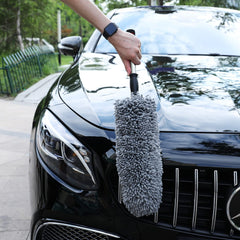 Upra Ultimate Car Duster extendable handle reaching high areas with comfortable grip.