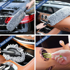 Upra Ultimate Car Duster four-piece kit ready for practical cleaning tasks.