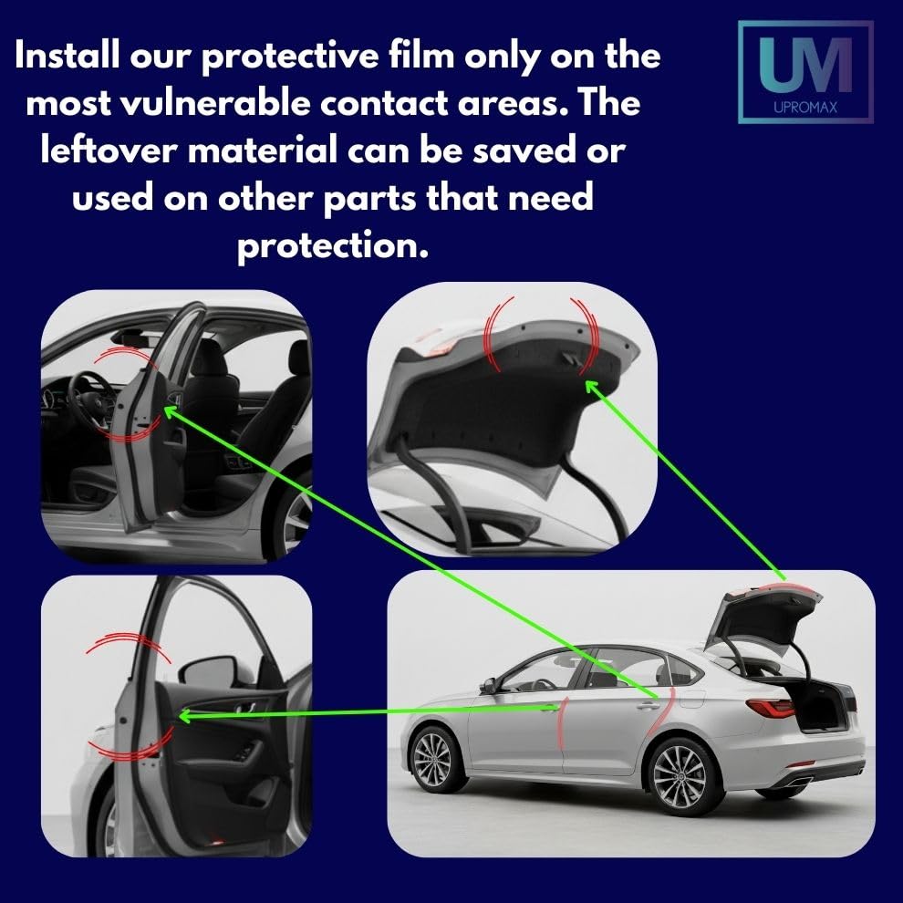 Upromax UV-resistant edge guard stays clear over years of sun exposure.