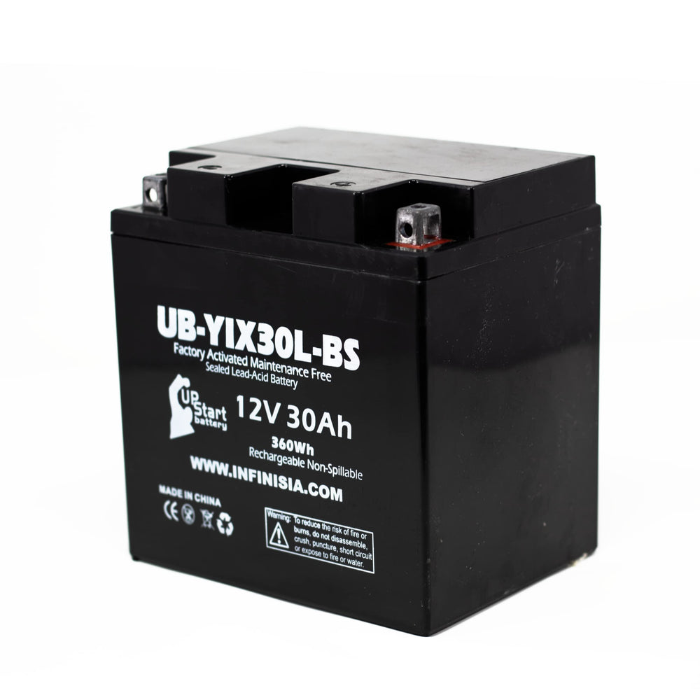 Upstart Battery YIX30L-BS maintenance-free design suits long rides and demanding trails
