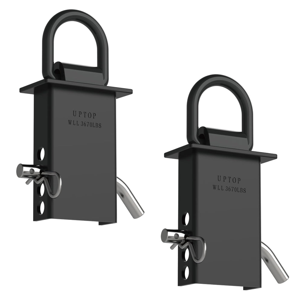 UPTOP heavy-duty trailer D-ring pair securing heavy loads on trucks and trailers.
