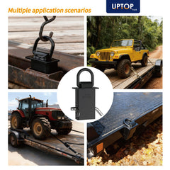 UPTOP quick-install feature with 1/2-inch hitch pin simplifies setup for loads.