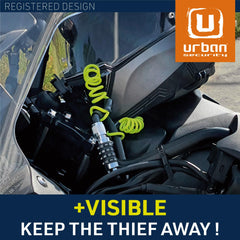Heavy-duty 4-digit combination offers reliable protection without keys.