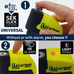 Urban UR6 replaceable UR24MA alarm module enables easy maintenance.