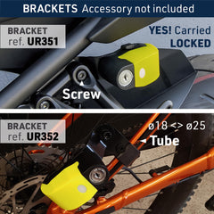 Urban UR6 anti-theft design supports city-ready security.