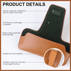 URIZZD car accessory keeps sunglasses organized and ready for quick retrieval.