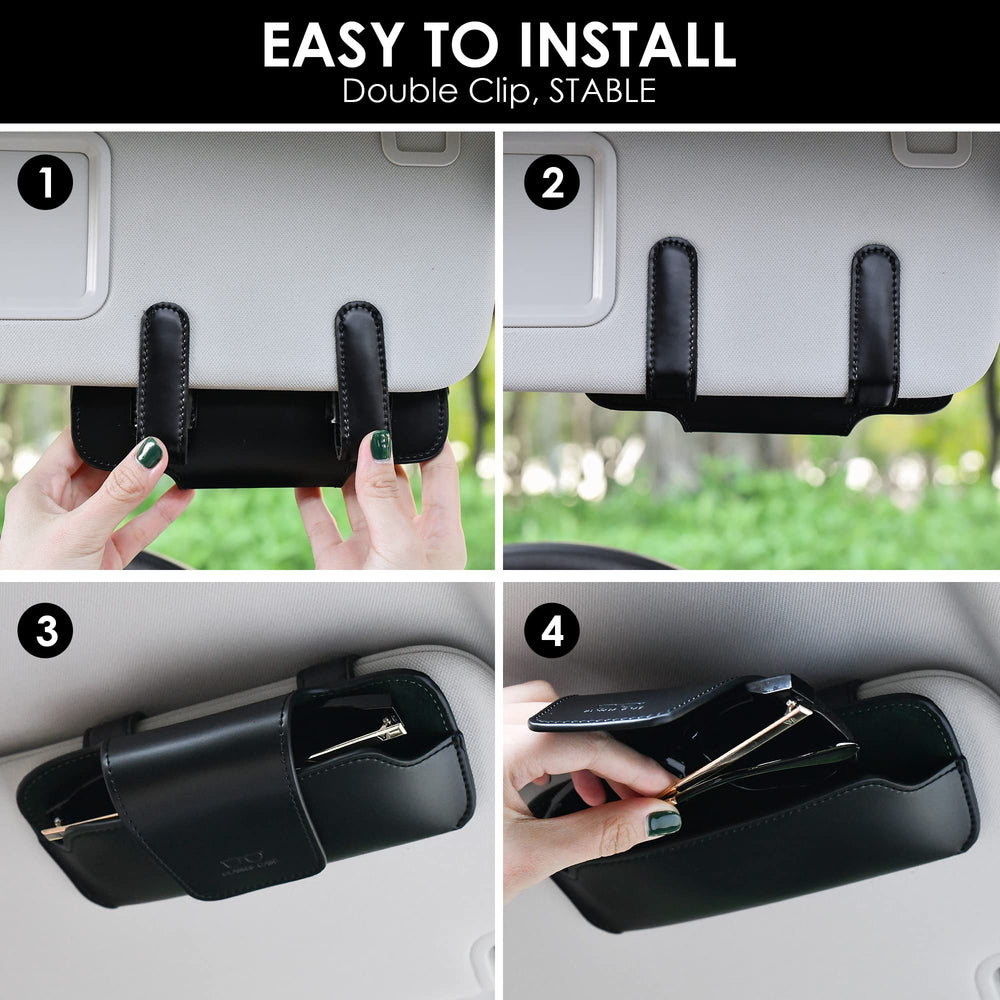 URIZZD universal-fit holder suits most visors in cars, SUVs, and trucks.