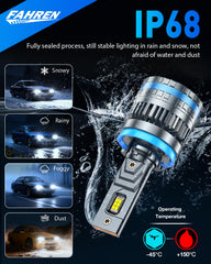 CANBUS 3.0 driver in Ursprung H11/H8/H9 bulbs for broad vehicle compatibility.