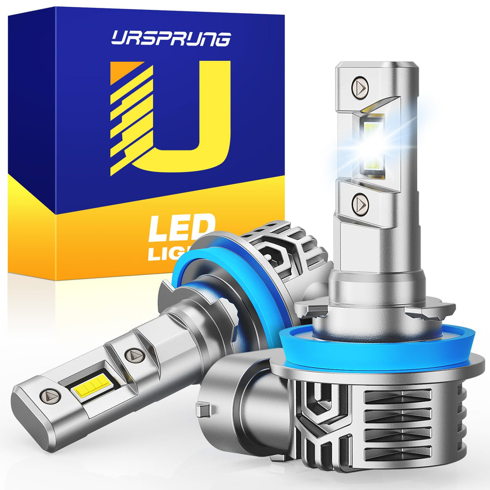 Ursprung H11 LED bulbs deliver 900% halogen-brightness for clearer night visibility