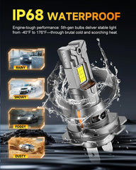Plug-and-play installation fits OEM housings without wiring.