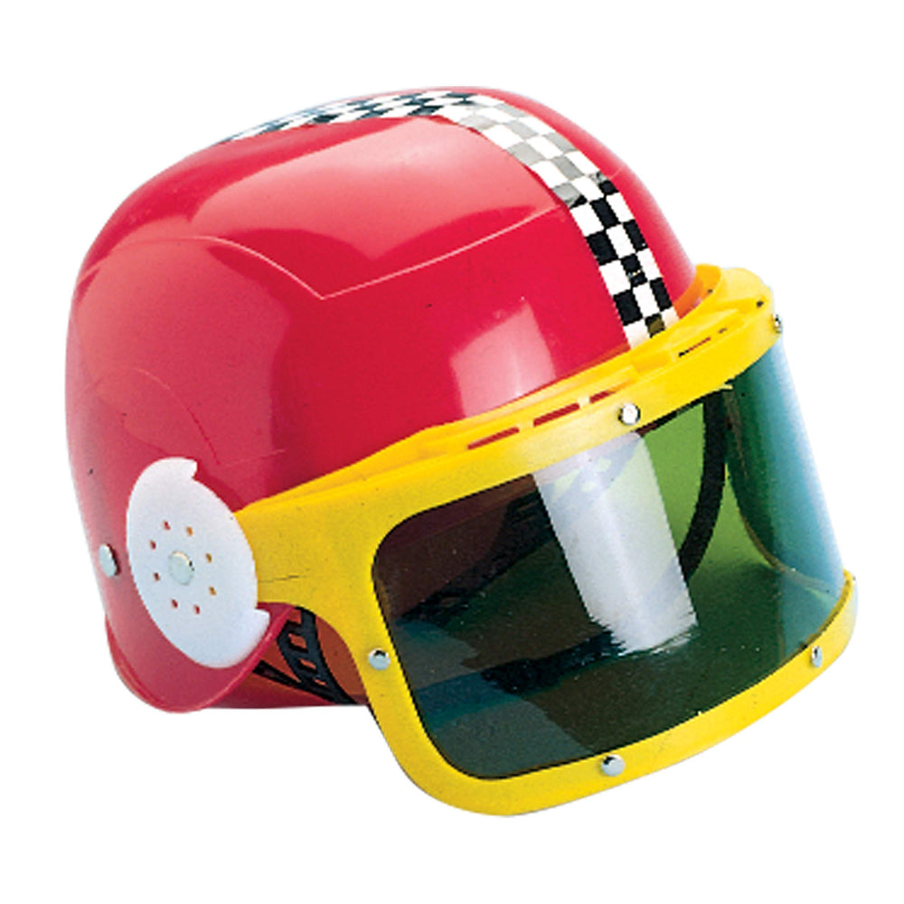 US Toy Racing Helmet front view; stylish pretend-play helmet for imaginative racing games