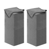 USANOOKS microfiber cloth grey for streak-free mirrors and glass.