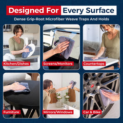 USANOOKS towel absorbing spilled water quickly to demonstrate high absorbency