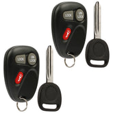 USARemote Cadillac Escalade key fob front view for reliable replacement