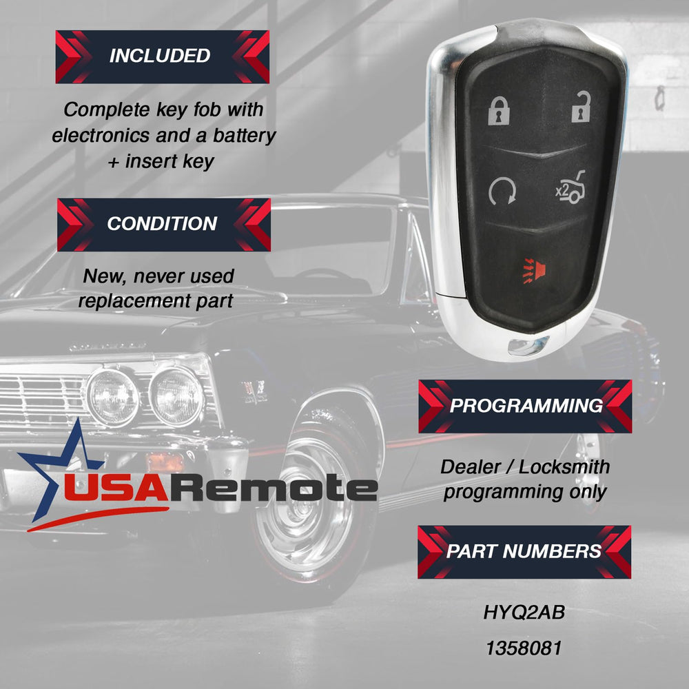 USARemote HYQ2AB replacement electronics-assembly ready for quick programming.