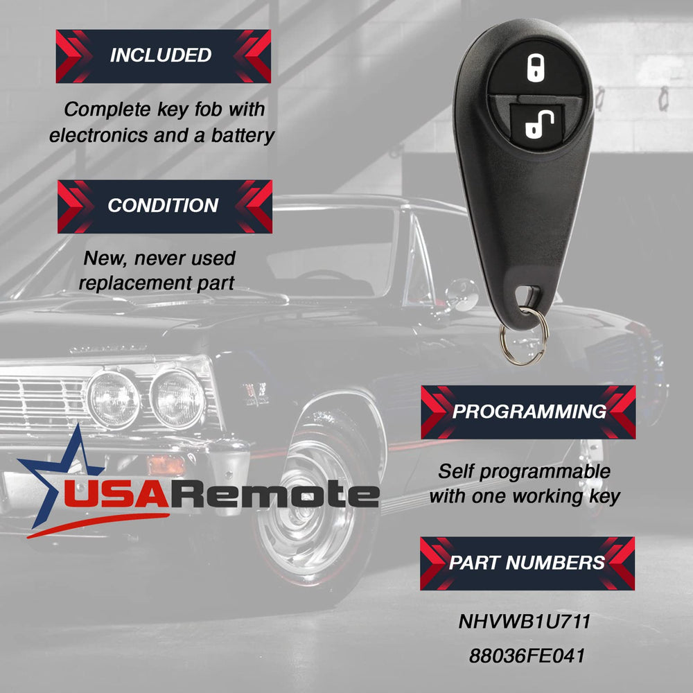 USARemote Subaru Baja fob illustrating reliable replacement option