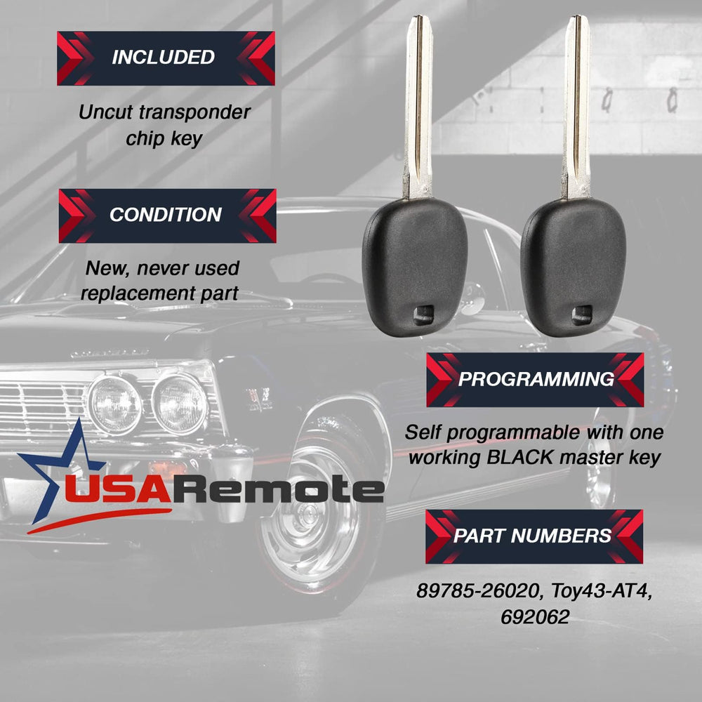 USARemote Toyota 4C compatibility guide helps verify fit.