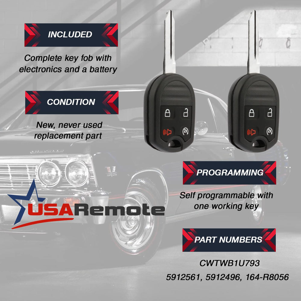 USARemote battery included, convenient replacement option for drivers.