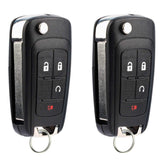 USARemote front view of 4-button key fob ready for programming