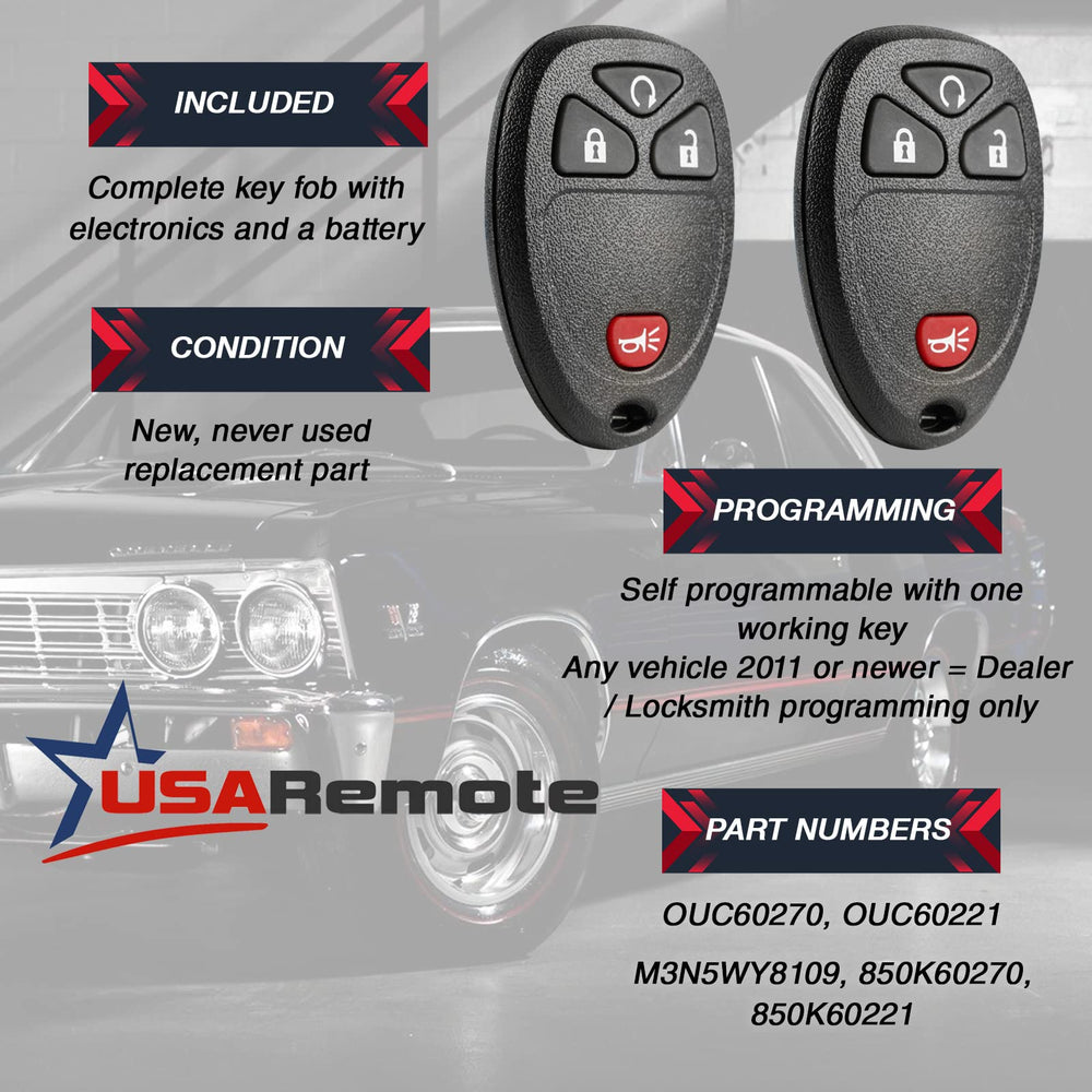 USARemote ignition key assembly included for seamless vehicle start.