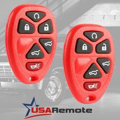 USARemote key fob back view highlights replacement fit for 2007-2014 GM SUVs