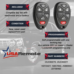 USARemote key fob battery inside highlights internal electronics