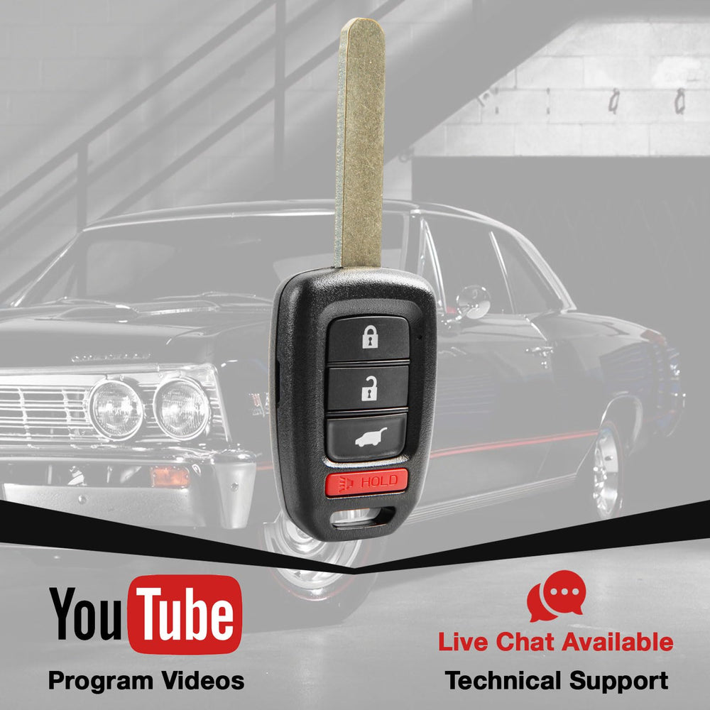 USARemote remote with preinstalled battery for immediate use.