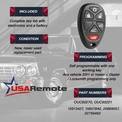 USARemote replacement parts with battery included for immediate use.