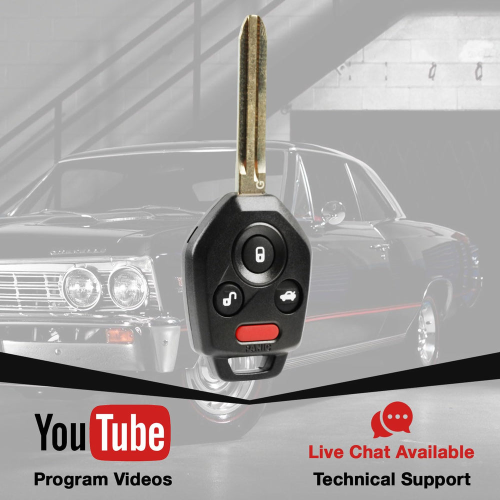 USARemote Subaru Impreza remote keyblade image showing uncut blade.