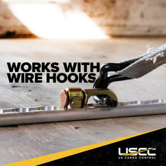 US Cargo Control L Track double stud fittings installation with clip action