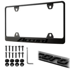 USR Unique Style Racing Accord frame in stealth matte finish adds durable exterior style to the car