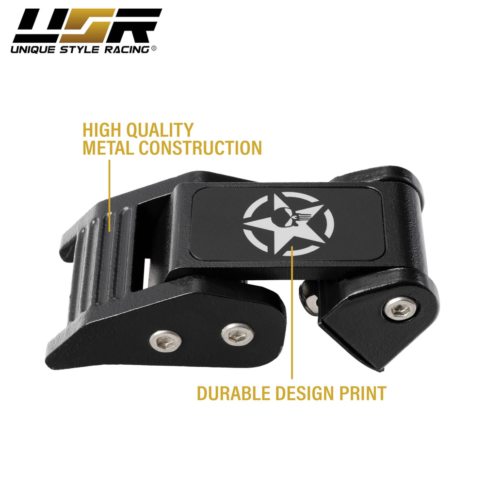 Mounting screws and bolts included with USR hood latch kit