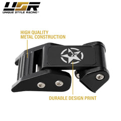 Mounting screws and bolts included with USR hood latch kit