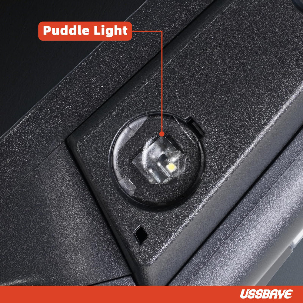 USSBAYE power-folding mirror saves space and eases parking in tight spots.